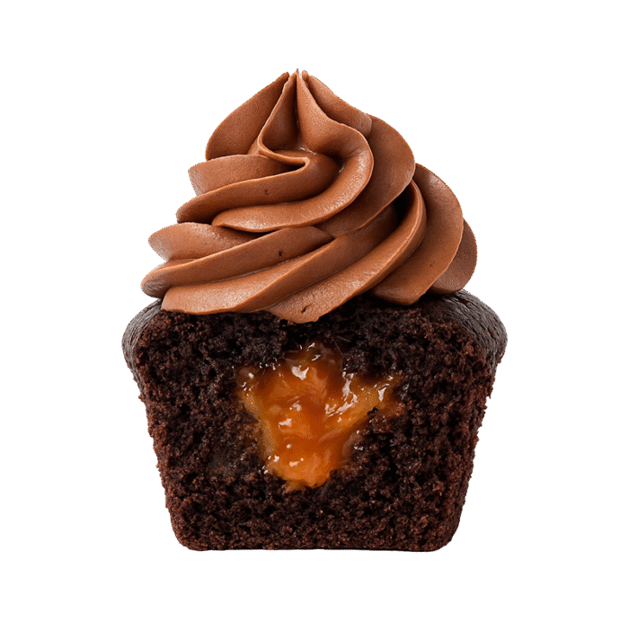 Dark Cupcake with Nutella Cream Cheese - Image 2
